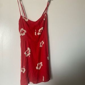 Reformation flower print dress